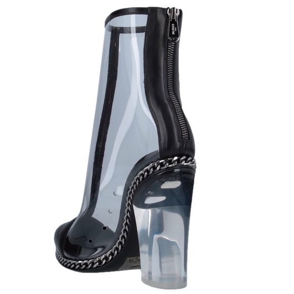 BALMAIN lucite clear ankle boots - Picture 9 of 15